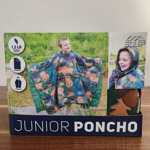 EQUIP Kids Camping Poncho Blanket Insulated Lightweight Portable With Bag NEW